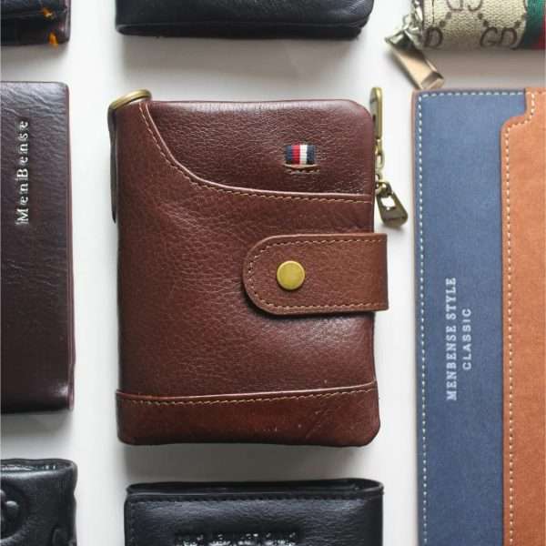 Kavis Trifold Genuine Leather Wallet