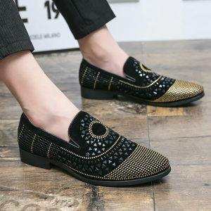 BRITISH MEN'S LEATHER KOREAN LOAFERS